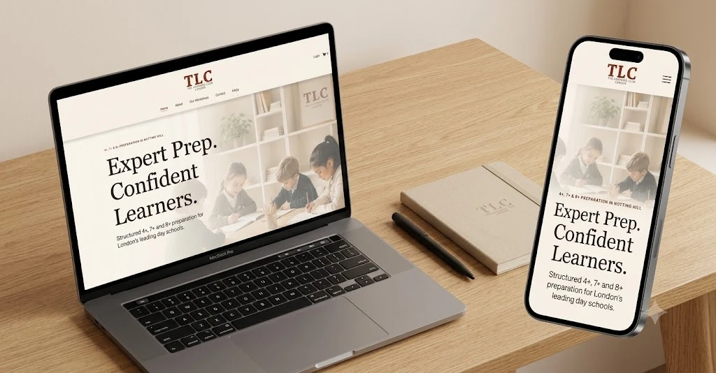 The Learning Club London website preview