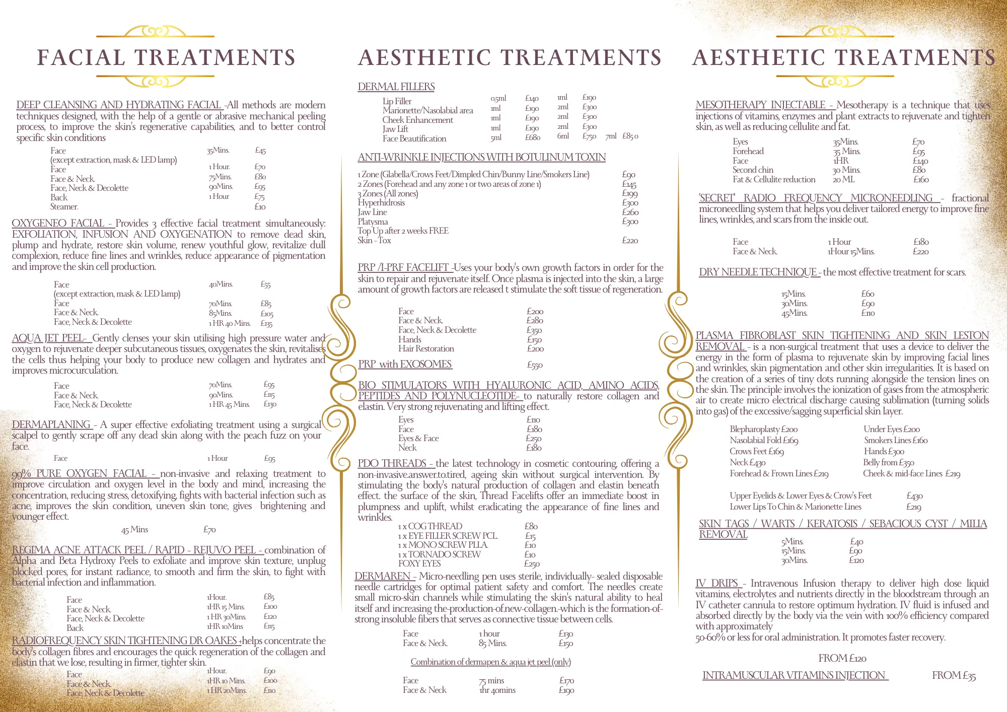 Advertising leaflet — Layout B, back