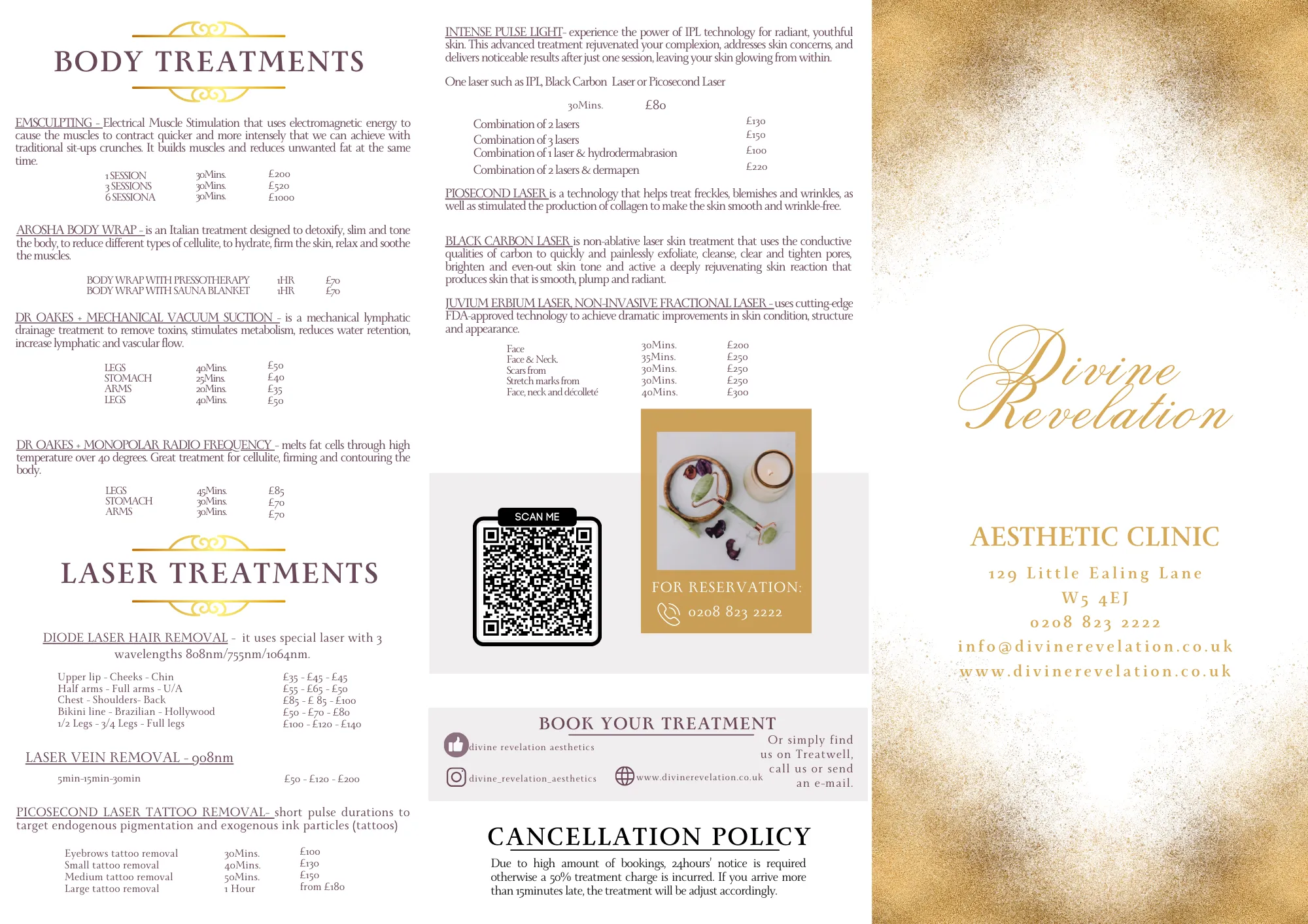 Advertising leaflet — Layout B, front